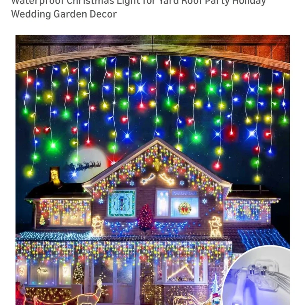 Multicolor LED String Lights for Holiday Decor 98 ft 900 LED  ***NEW***